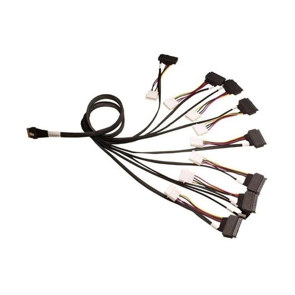 Кабель ACD-60006-ZC Slimline SASx8 (SFF8654) -to- 8x U.3 Direct, 1M, (аналог Broadcom 05-60006-00)