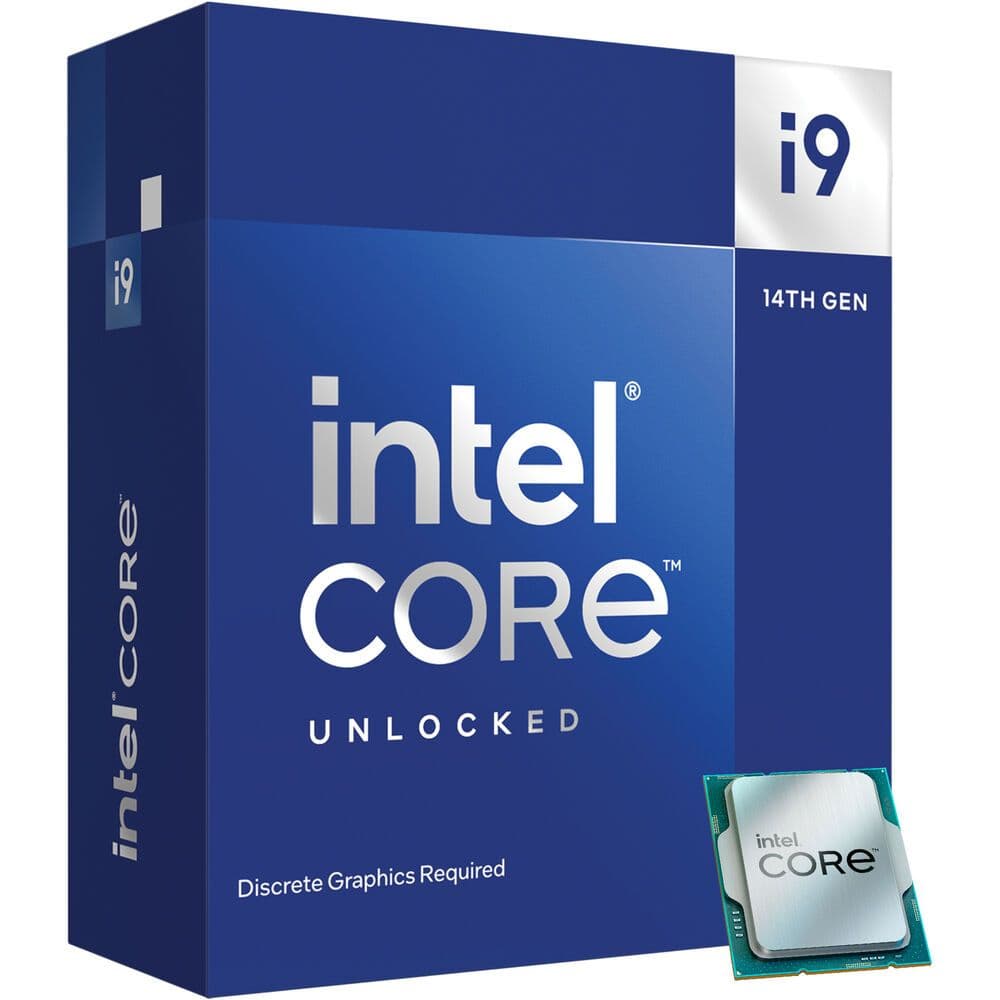 Центральный Процессор Intel Core i9-14900KF BOX (Raptor Lake, Intel 7, C24(16EC/8PC)/T20, Efficient-core Base 2.4GHz(EC), Performance Base 3,2GHz(PC), Turbo 5,8GHz, Max Turbo 6,0GHz, Without Graphics, L2 32Mb, Cache 36Mb, Base TDP 125W, Turbo TDP 253W, S1700) (without cooler)