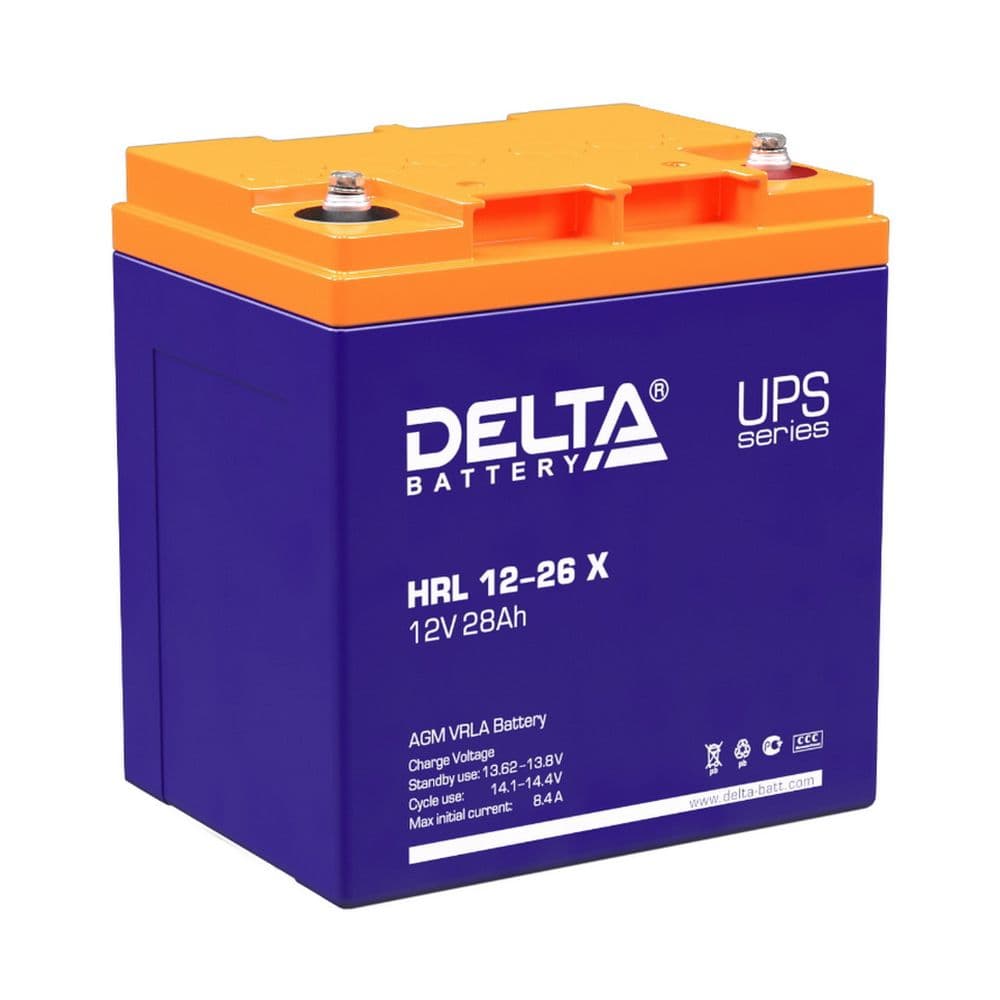 Аккумуляторная батарея Delta Bad Pack HRL 12-26 X