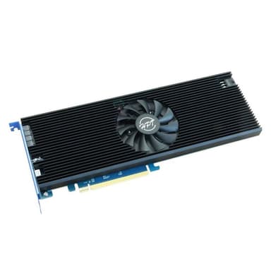 Плата расширения HighPoint Rocket 7608A, PCIe 5.0 x16, Ports: 8x M.2 (2242/2260/2280), Board: Full Height, Full Length, Bootable, RAID: 0,1,10 ADD IN CARD