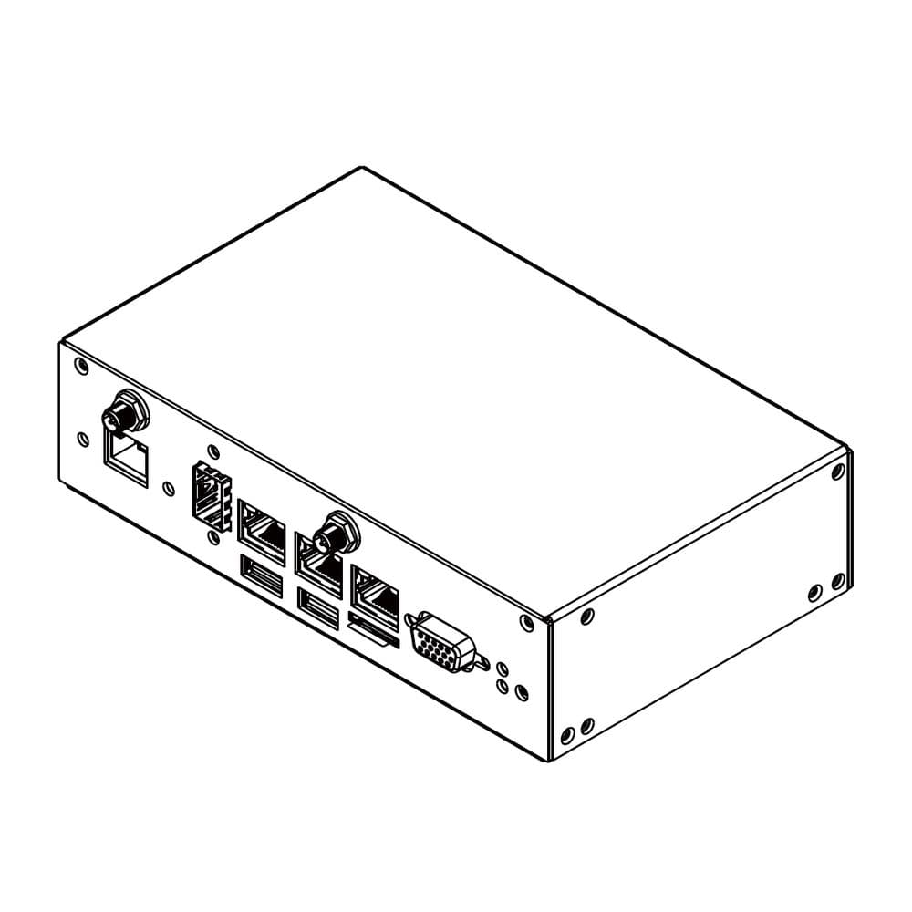 Платформа системного блока с ЦПУ LEX PM2426-40F Промышленный компюютер для сетевых применений Chassis: PALM, MB: 2I380NX-D94, J1900 CPU, DDR3L 4Gb, 3x INTEL Giga LAN I211-AT, 2x USB, VGA, DC IN Power Jackwith preinstalled M213A/CN052 (1*SFP I210S), CN041-1M1S