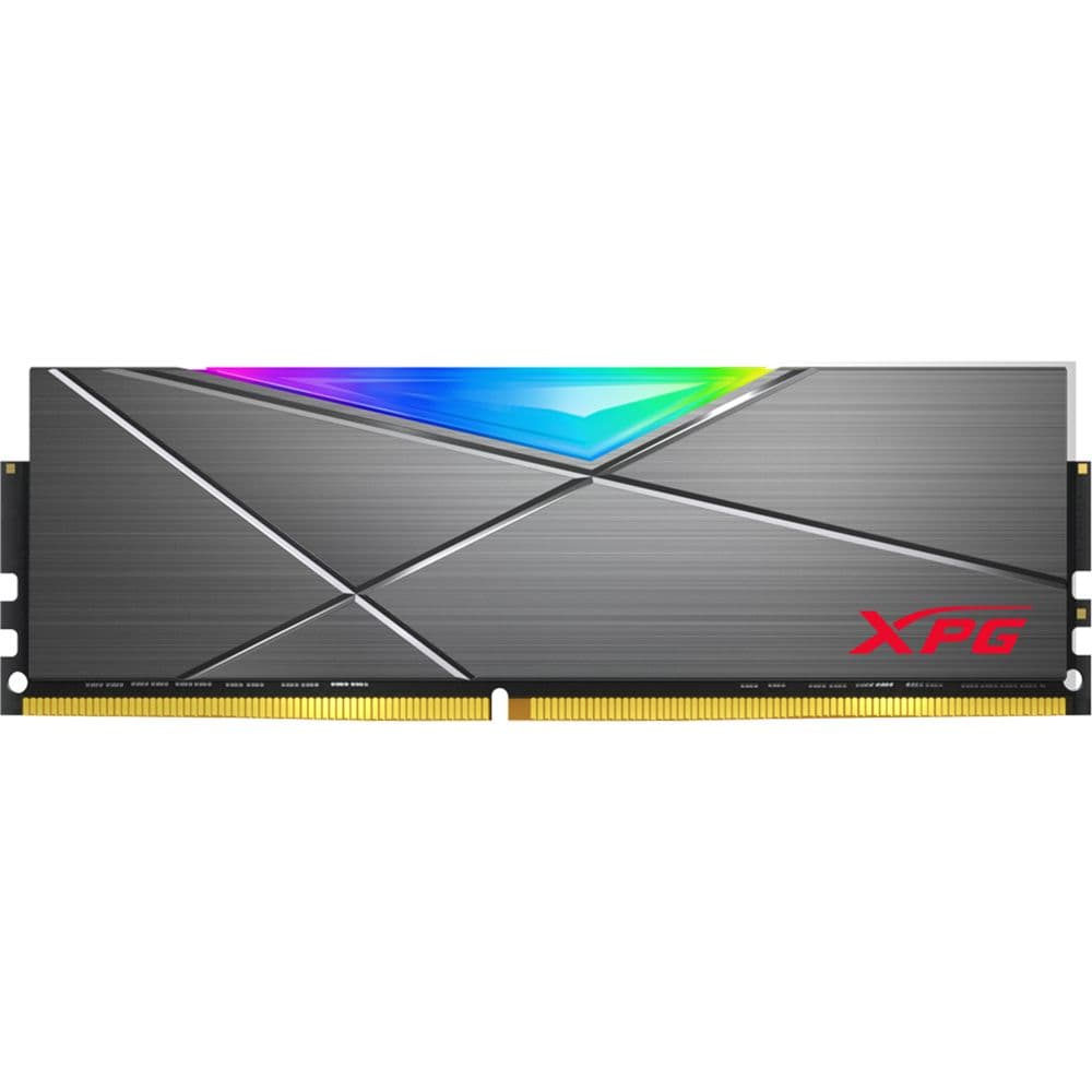Модуль памяти ADATA XPG SPECTRIX D50 RGB Grey Gaming Memory AX4U32008G16A-ST50 8GB DDR4 3200 DIMM Non-ECC, CL16, 1.35V, Heat Shield, RTL
