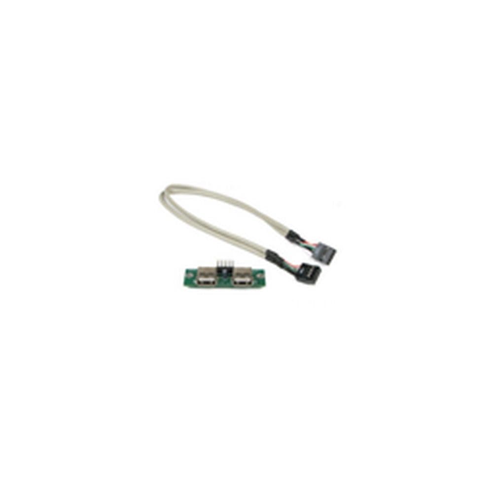 Аксессуары Chenbro 80H02342301A0 AS'Y PCB,USB 3.0 REV.A0,RM42300e07,DUAL PORTS W/CABLE 750MM