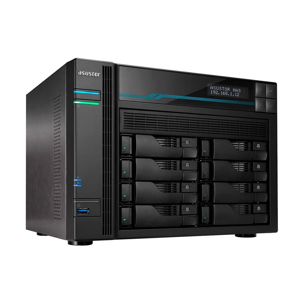 Платформа СХД ASUSTOR AS6508T 8 Bay (Max.16) 2xM.2 2x2.5GLAN 2x10GLAN 8GB (Max.64GB) DDR4 2xUSB