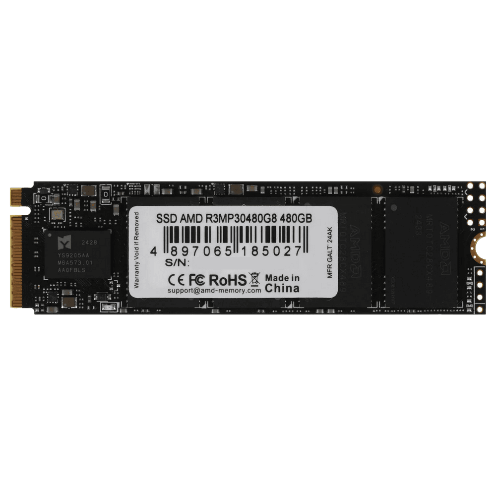Твердотельный накопитель SSD AMD Radeon R3 Series M2.2280 480GB