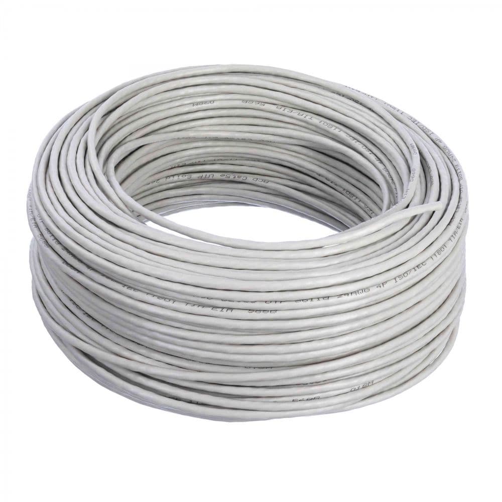 Кабель ACD-LBU5E-3HA Cat5e UTP 24AWG 4Pair Solid type 0.50мм CCA(25%), LSZH,305м бухта, cерый