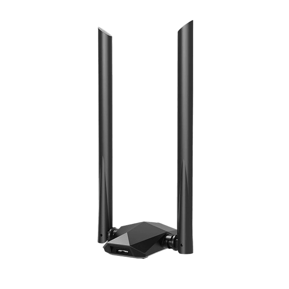 Адаптер беспроводной связи (Wi-Fi) Tenda U18a Двухдиапазонный Wi-Fi адаптер AX1800 Wi-Fi 6 2,4/5 ГГц, до 1,78 Гбит/с, внешние антенны 2х5dBi, передатчик 20 dBm