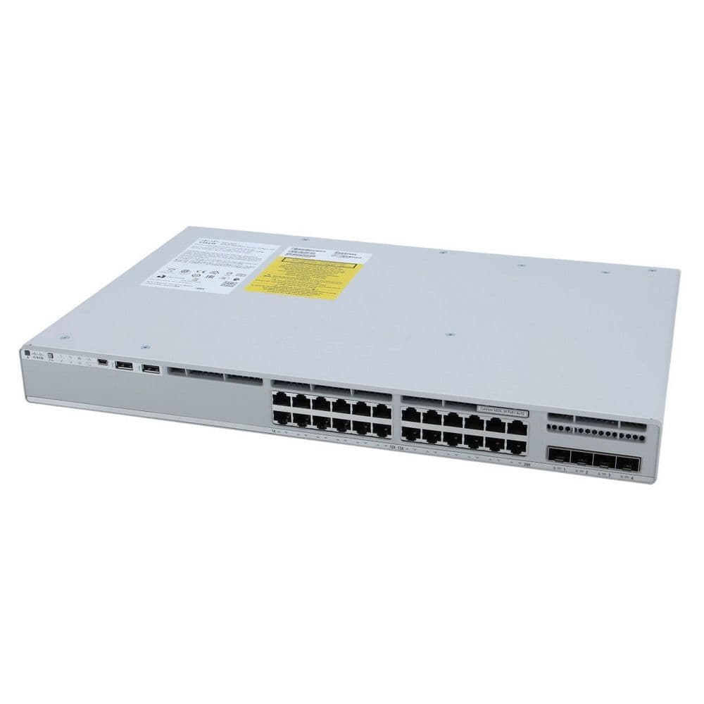 Коммутатор Cisco Catalyst C9200L-24P-4X-E, 24×1 Гбит/с, 4×10 Гбит/с SFP+