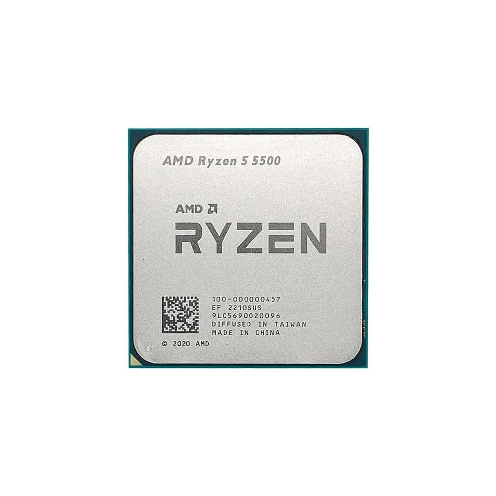 Центральный Процессор AMD RYZEN 5 5500 BOX (Cezanne, 7nm, C6/T12, Base 3,60GHz, Turbo 4,20GHz, Without Graphics, L3 16Mb, TDP 65W, SAM4)