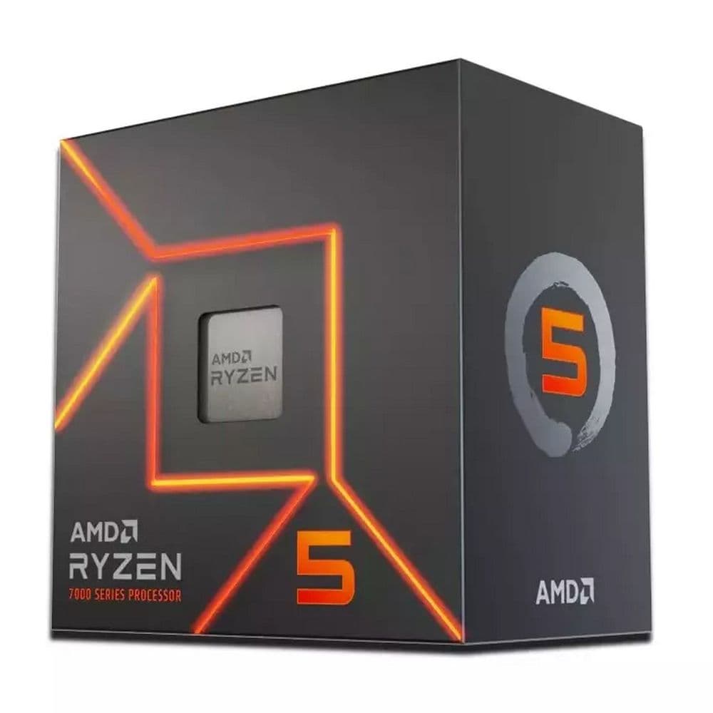 100-100001015BOX - AMD CPU Desktop Ryzen 5 6C/12T 7600 (5.2GHz Max, 38MB,65W,AM5) box, with Radeon Graphics and Wraith Stealth Cooler