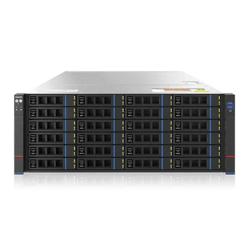 Платформа системного блока Gooxi SR401-D36RE-G2 AMD Genoa 4U Expander Backplane 36_2.5/3.5 SAS/SATA Hard Drive Bay Server Barebone + 800W батарейка CR2032 не установлена