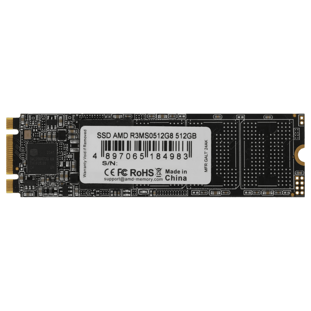 Твердотельный накопитель SSD AMD Radeon M2.2280 512GB R3 Series