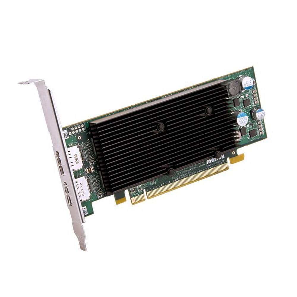 Видеокарта Matrox M9128 LP PCIe x16 (M9128-E1024LAF), PCI-Ex16, 1024MB, 2xDisplayPort, Low Profile Bracket, Max DisplayPort Res.per Output 2560x1600, Max DVI Res.per Output 1920x1200, RTL