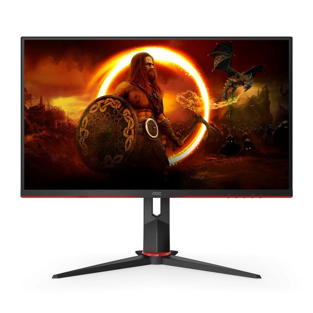 Монитор AOC 27" 27G2SPU/BK Black (IPS, 1920x1080, D-sub+HDMI+HDMI+DP, 1 ms, 178°/178°, 250 cd/m, 1000:1 (80M:1), 165Hz, Pivot)