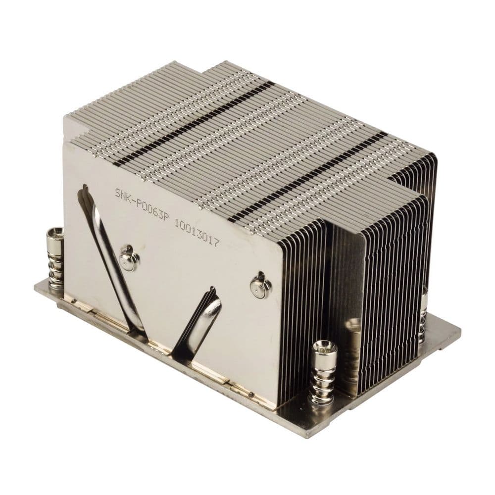 Пассивный кулер SuperMicro SNK-P0063P 2U Passive Heat Sink for AMD SP3 119x78.6x64