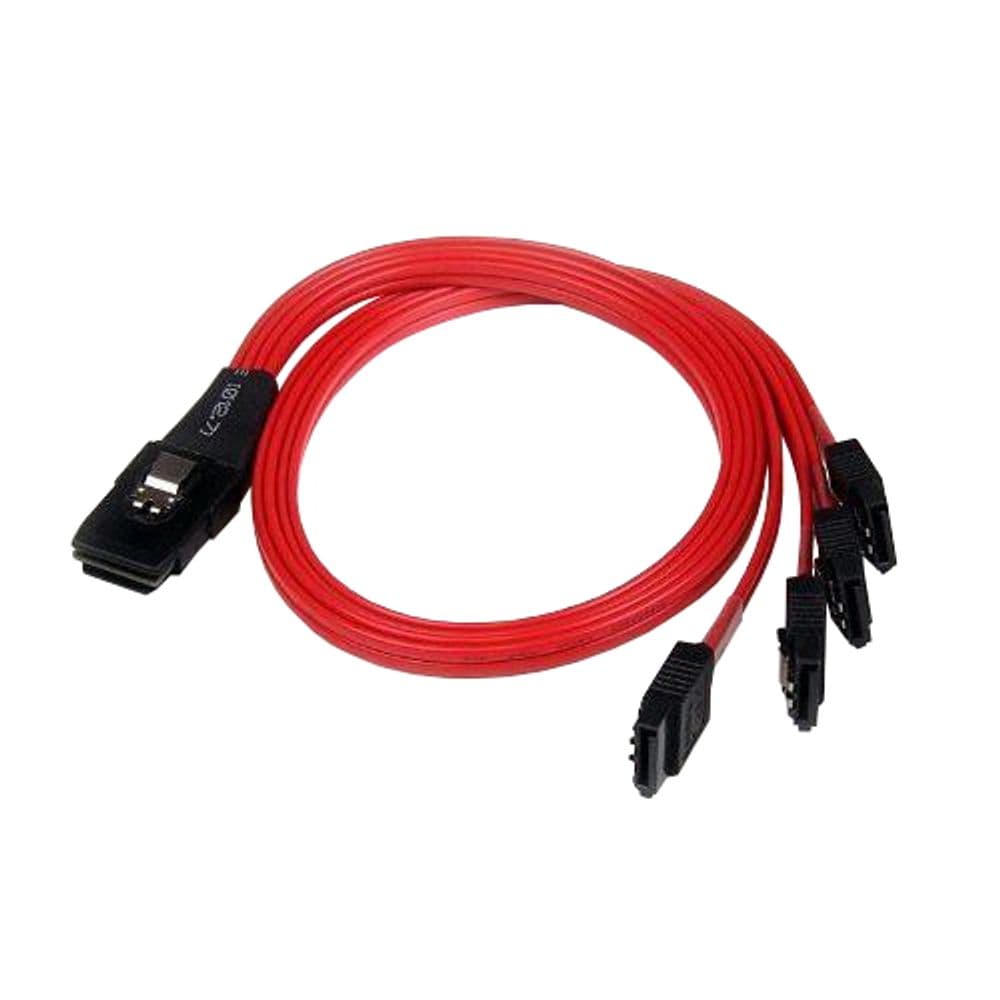 Кабель 26H113215-010 Chenbro 4xSATA-to-MiniSAS SFF-8087 600mm