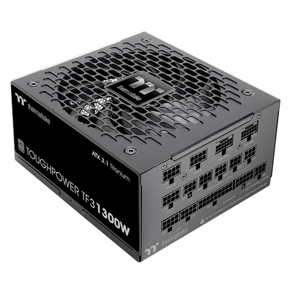 Блок питания ПК Thermaltake Toughpower TF3/1300W/Fully Modular/Non Light/Full Range/Analog/80 Plus Titanium/EU/100% JP CAP/All F