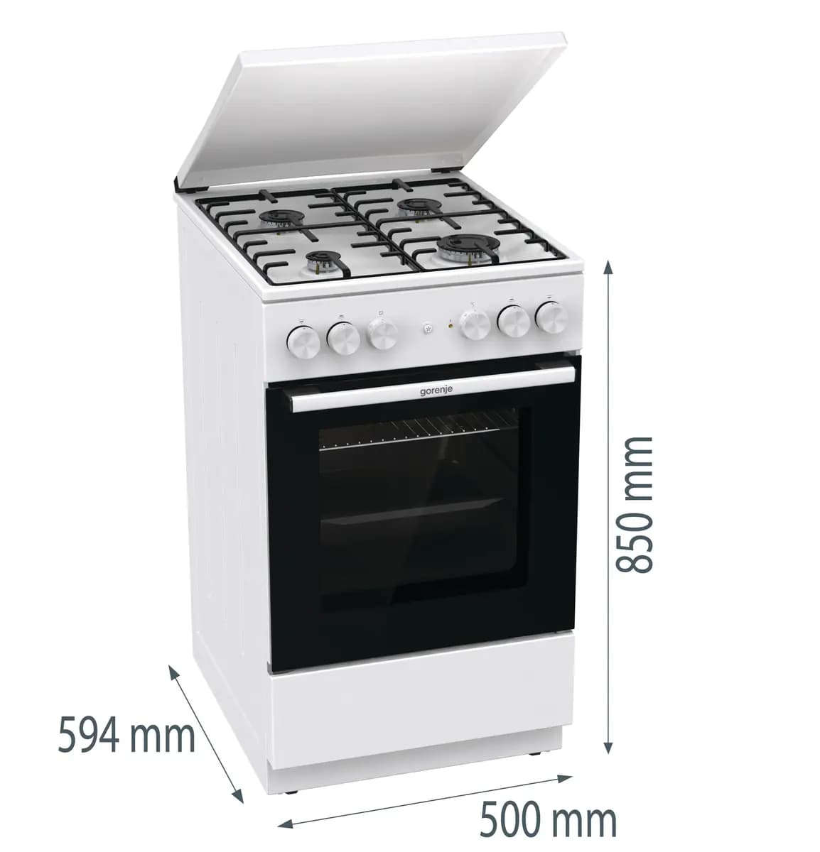 Комбинированная плита GK5A22WH 745425 GORENJE