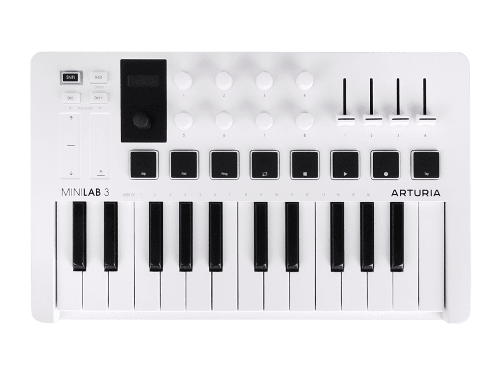 MIDI-клавиатура Arturia MiniLAB 3 White Edition
