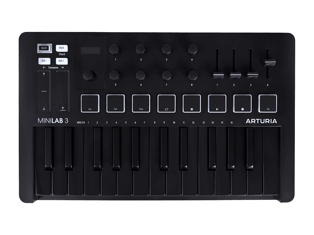 MIDI-клавиатура Arturia MiniLAB 3 Deep Black