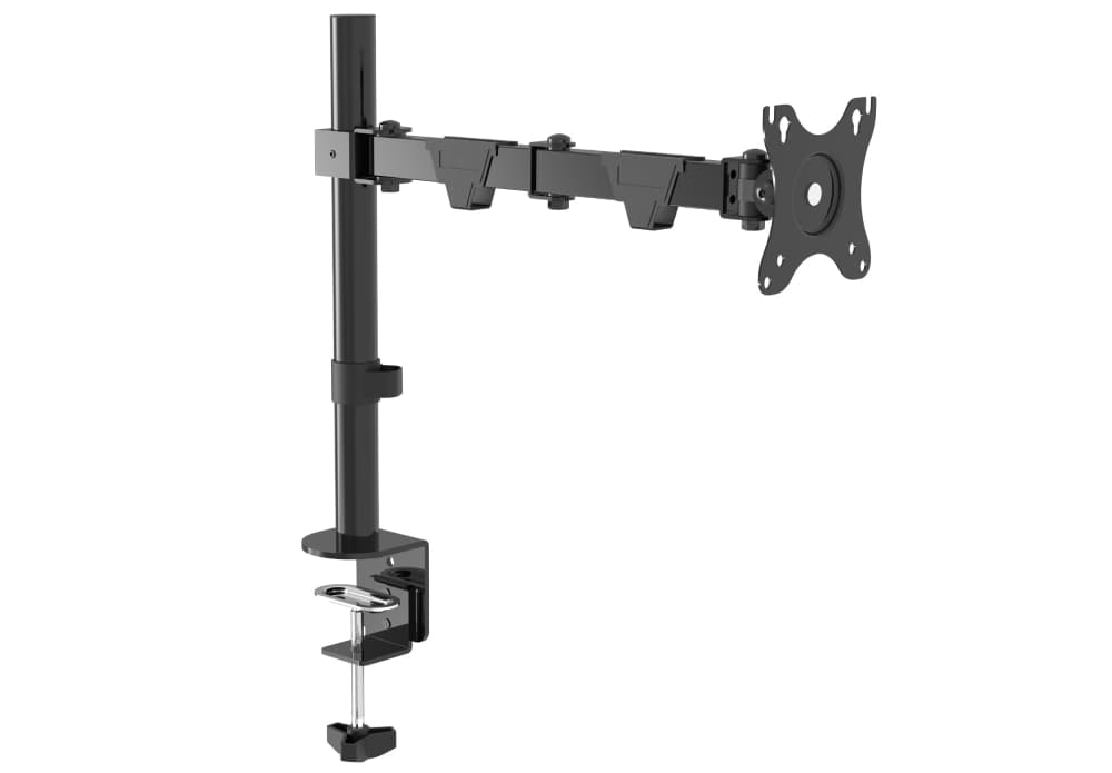Настольное крепление Wize WDM1-32M для одного монитора 14"-32", VESA 75x75, 100x100, черный