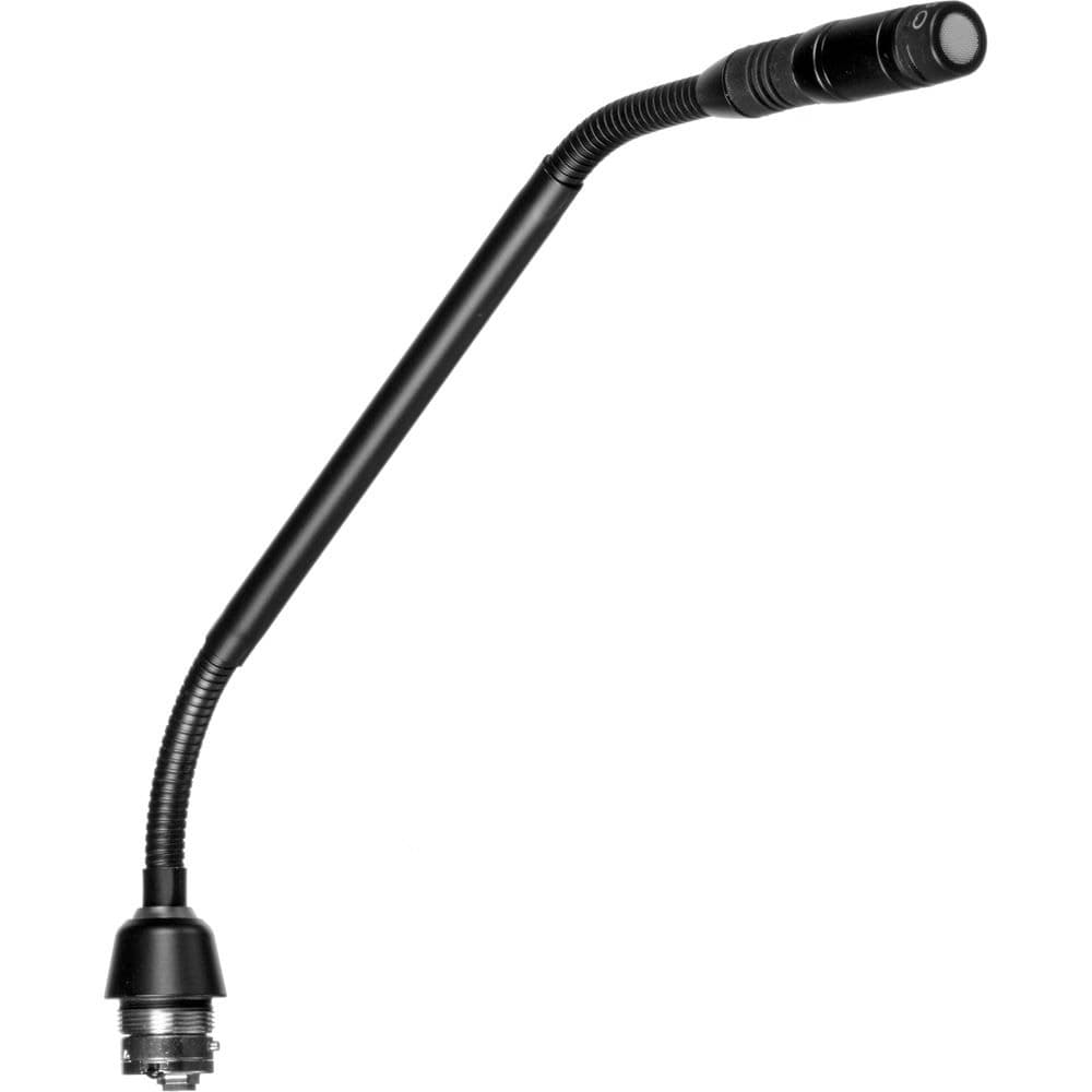 MX410LPDF/C. Микрофон Shure на "гусиной шее" с двумя гибкими узлами, световое кольцо, длинна 25,4 см, кардиоида