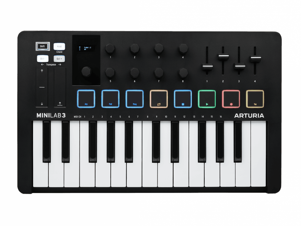 MIDI-клавиатура Arturia MiniLAB 3 Black Edition