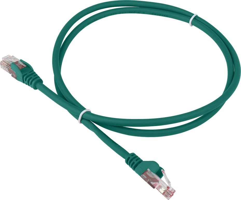 Патч-корд Lanmaster LAN-PC45/U6-1.5-GN UTP RJ-45 вил.-вилка RJ-45 кат.6 1.5м зеленый LSZH