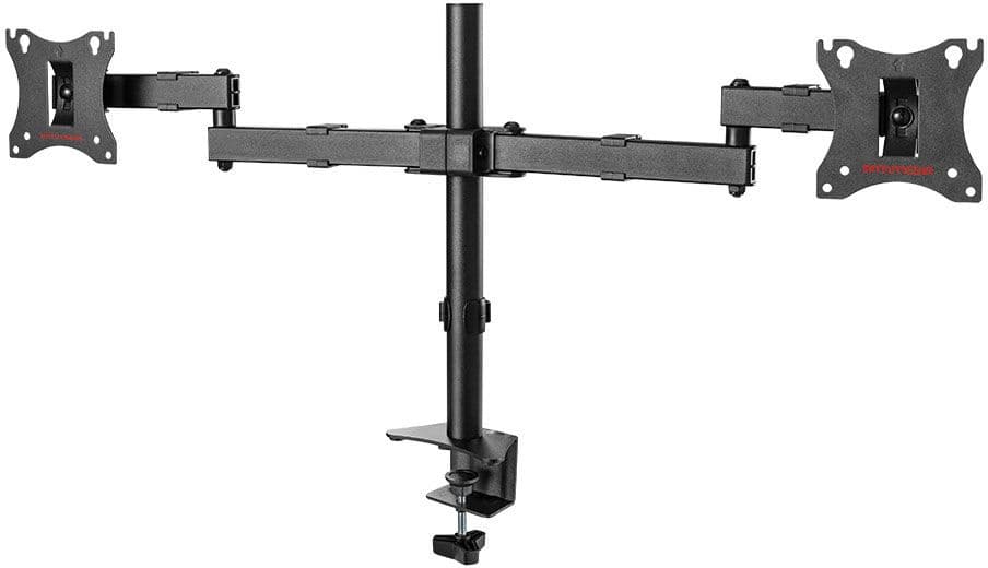 Arm Media LCD-T04 черный 15"-28" макс.14кг настольный поворот и наклон верт.перемещ.