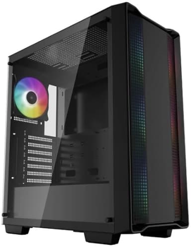 Корпус Deepcool CC560 ARGB черный без БП ATX 2x120mm 4x140mm 1xUSB2.0 1xUSB3.0 audio bott PSU