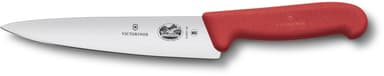 Нож кухонный Victorinox Fibrox (5.2001.19) стальной шеф лезв.190мм прямая заточка красный