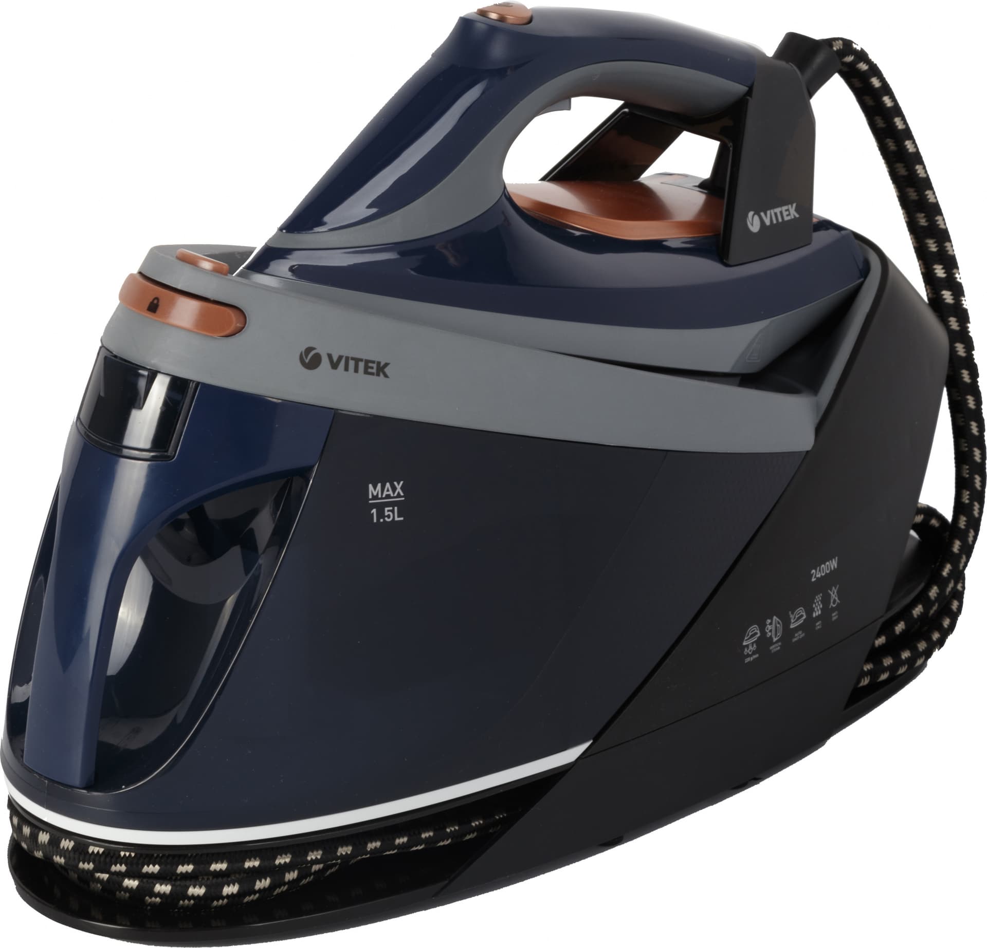 Парогенератор Vitek Metropolis 2430-VT-01 2400Вт синий/черный
