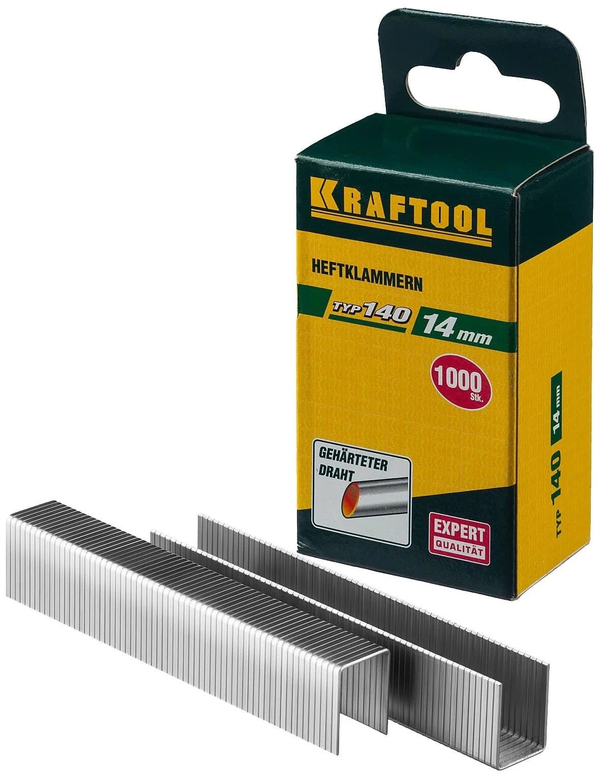 KRAFTOOL <31680-14> Скобы для степлера (14мм, тип 140, 1000шт)