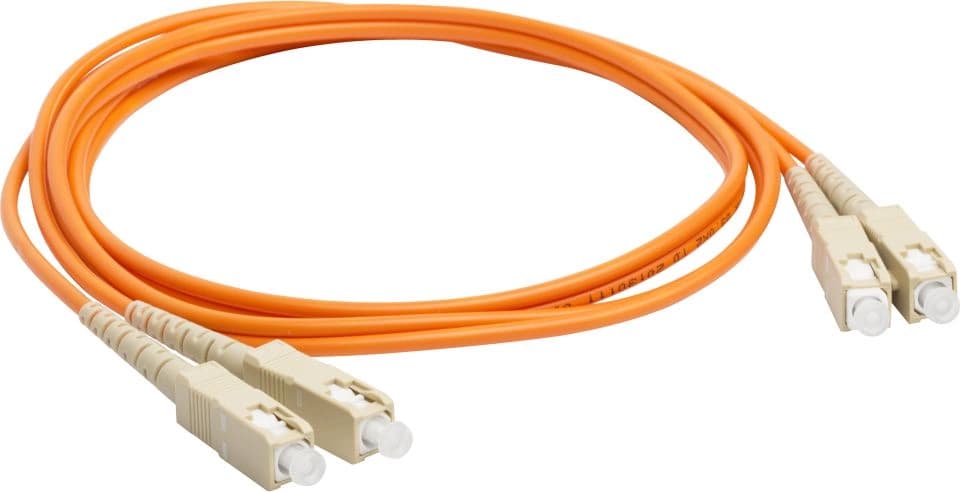 Патч-корд Lanmaster LAN-2LC-2SC/OM3-2.0 2x50/125 OM3 LC дуплекс-SC дуплекс 2м LSZH