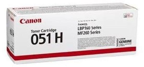 Картридж лазерный Canon 051H BK черный (4100 стр.) для Canon LBP162dw