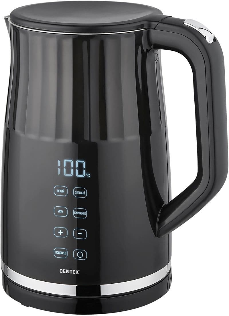 Чайник электрический Centek CT-0038 1.7л. 2200Вт черный корпус: пластик