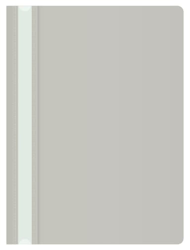 Папка-скоросшиватель Buro -PSE20BU/GREY A4 прозрач.верх.лист пластик серый 0.11/0.13