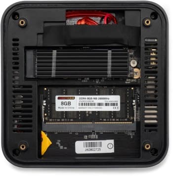 Неттоп IRU Planio 110ALCN N100 (0.8) 8Gb SSD240Gb UHDG без ОС GbitEth WiFi BT 30W черный (RUS)
