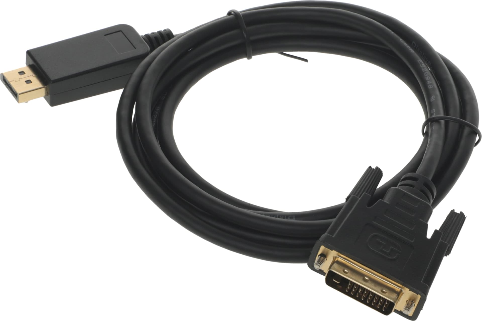 Кабель DisplayPort (M) - DVI (M), 2м, Buro BHP DPP_DVI-2