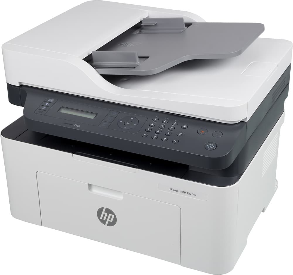 МФУ лазерный HP Laser 137fnw (4ZB84A) A4 WiFi белый