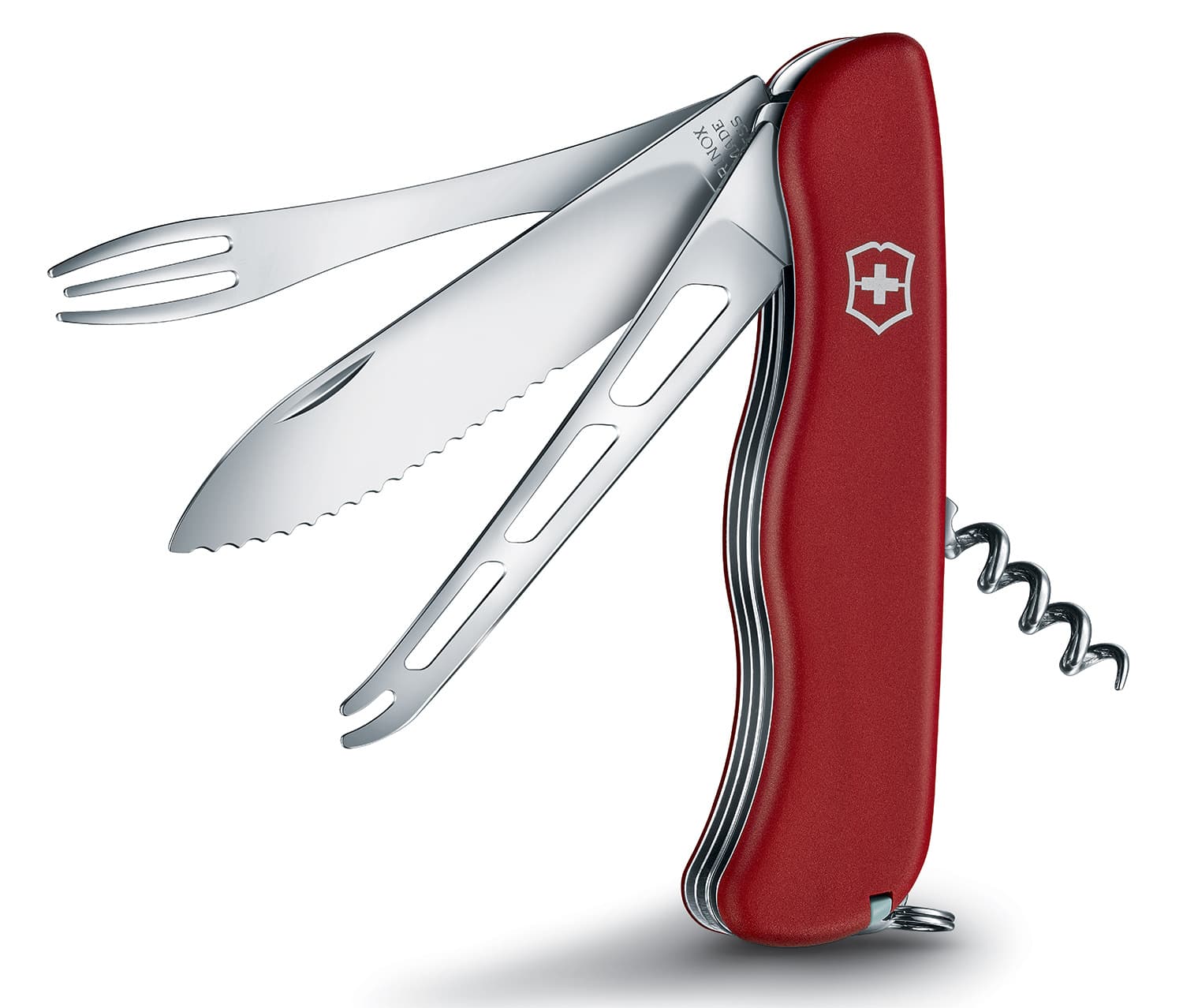 Нож перочинный Victorinox Cheese Master W (0.8313.W) 111мм 8функц. красный карт.коробка