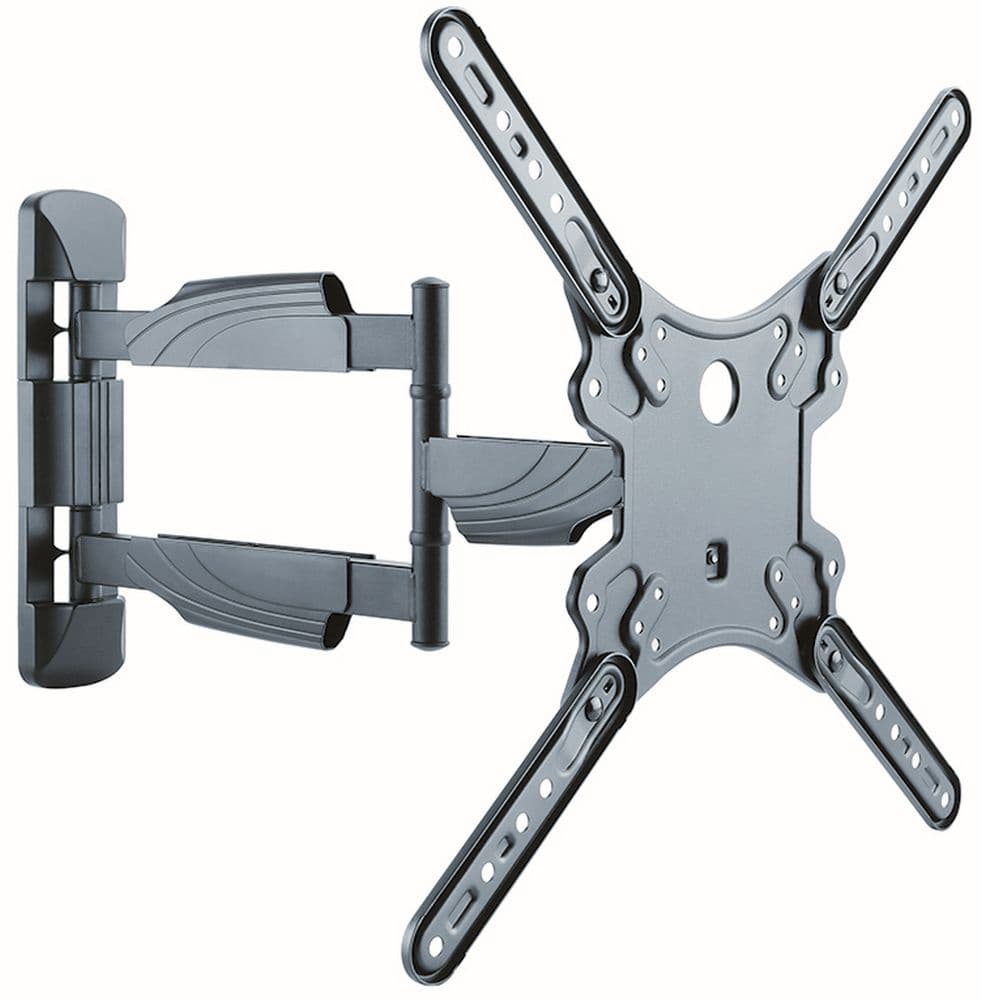 Кронштейн для телевизора Ultramounts UM871 черный 23"-55" макс.35кг настенный поворотно-выдвижной и наклонный