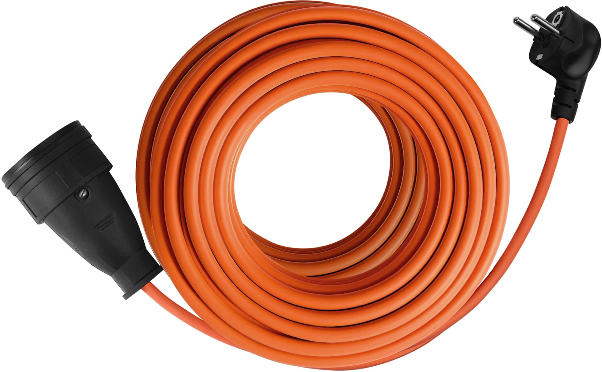 Удлинитель силовой Defender Ext2G-01-50 (99853) 2x0.75кв.мм 1розет. 50м ПВС 6A без катушки оранжевый