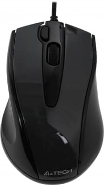 Мышь A4Tech V-Track Padless N-500FS черный оптическая 1200dpi silent USB 3but