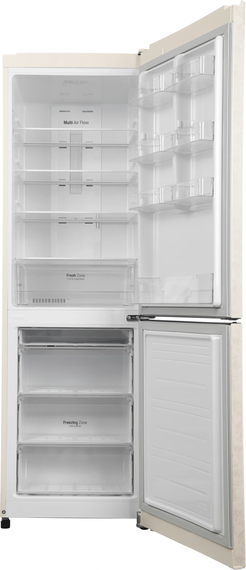 Холодильник LG GA-B419SEUL 2-хкамерн. бежевый глянц. инвертер