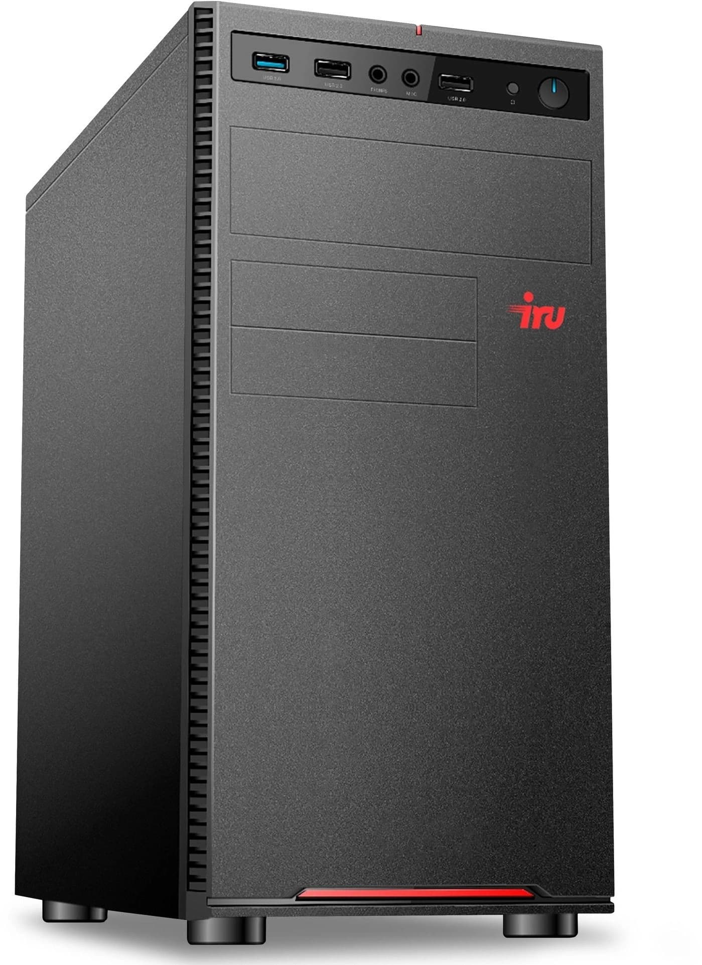 ПК IRU Planio 320A5SEV MT Ath Pro 300GE (3.4) 8Gb SSD256Gb Vega 3 FreeDOS GbitEth 400W черный (RUS)