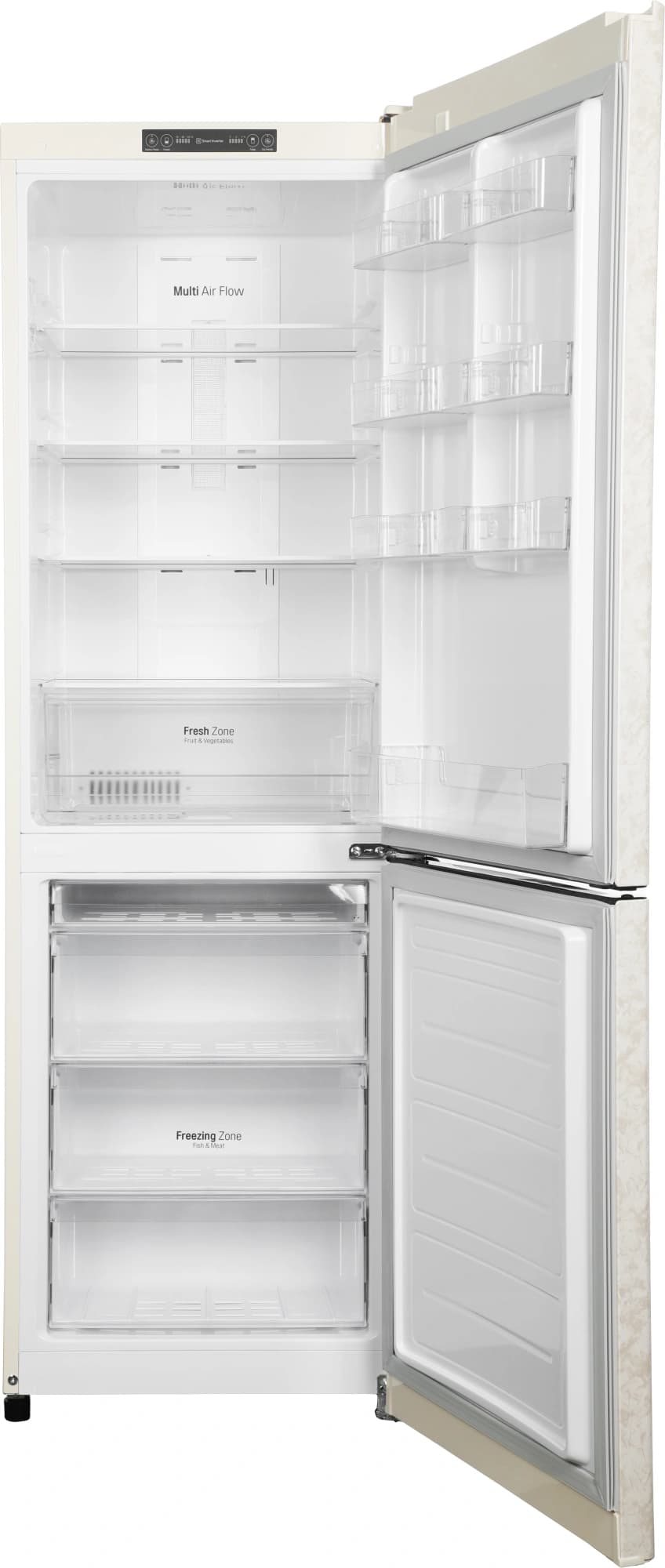 Холодильник LG GA-B419SEJL 2-хкамерн. бежевый глянц. инвертер