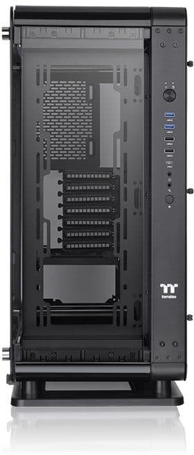 Компьютерный корпус Thermaltake Core P6 TG черный без БП ATX 18x120мм 12x140мм 2xUSB2.0 2xUSB3.0 audio bott PSU