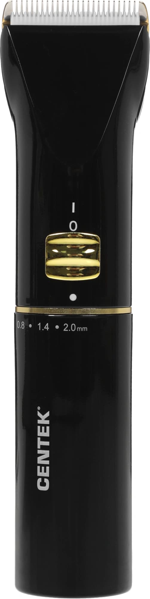 Машинка для стрижки Centek CT-2119 черный/золотистый 3Вт (насадок в компл:4шт)