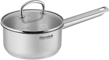 Ковш Rondell Solo RDS-1601 1.3л. d=16см (с крышкой) стальной